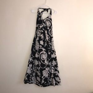 Maternity Halter Maxi Dress